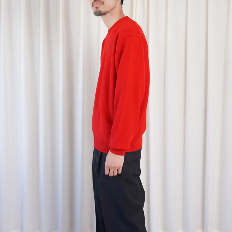 25A/W BATONER Хȥʡ INNOCENT CASHMERE CREW NECK  / RED
