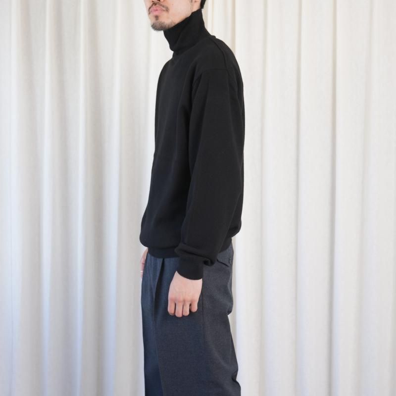 25A/W BATONER Хȥʡ INNOCENT CASHMERE TURTLE NECK  /SOLID BLACK	
