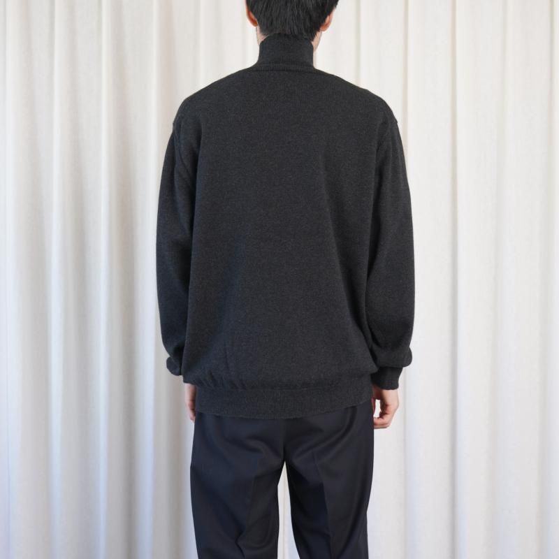 25A/W BATONER Хȥʡ INNOCENT CASHMERE TURTLE NECK  / MELANGE BLACK