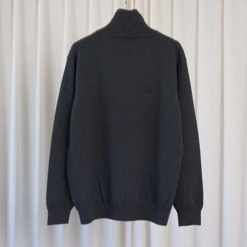 25A/W BATONER Хȥʡ INNOCENT CASHMERE TURTLE NECK  / MELANGE BLACK
