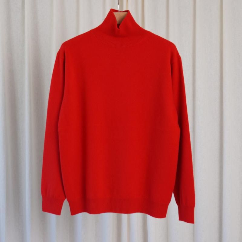 25A/W BATONER Хȥʡ INNOCENT CASHMERE TURTLE NECK  / RED	
