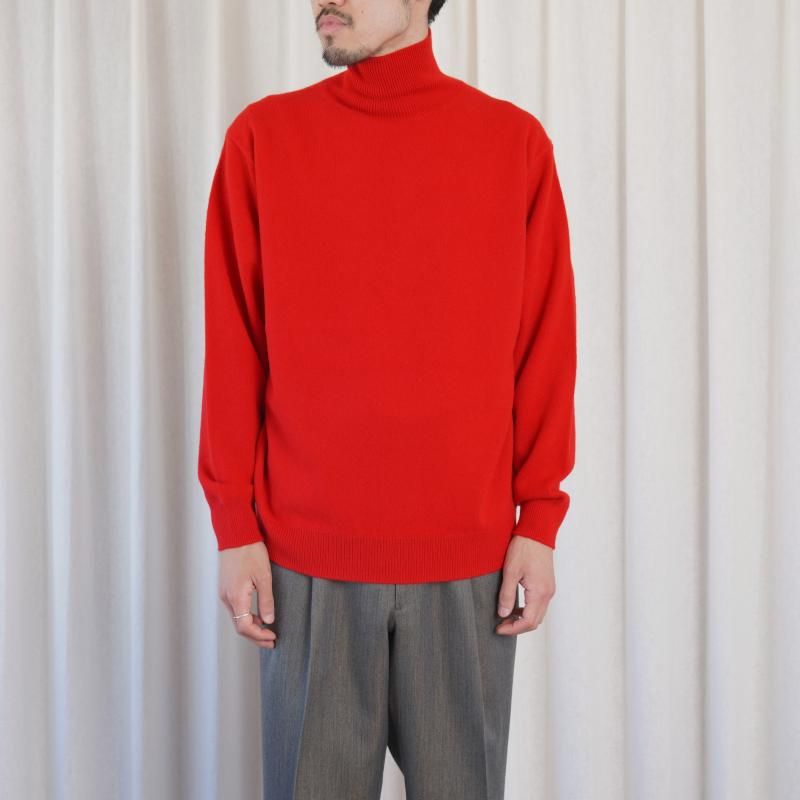 25A/W BATONER Хȥʡ INNOCENT CASHMERE TURTLE NECK  / RED	
