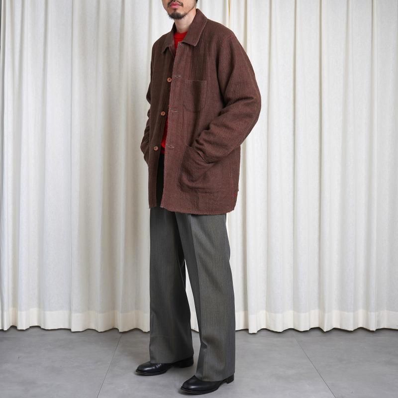 25A/W MAATEESONS ޡƥɥ󥺡 GUPTA WOOL W FACE COVERALL / BROWN
