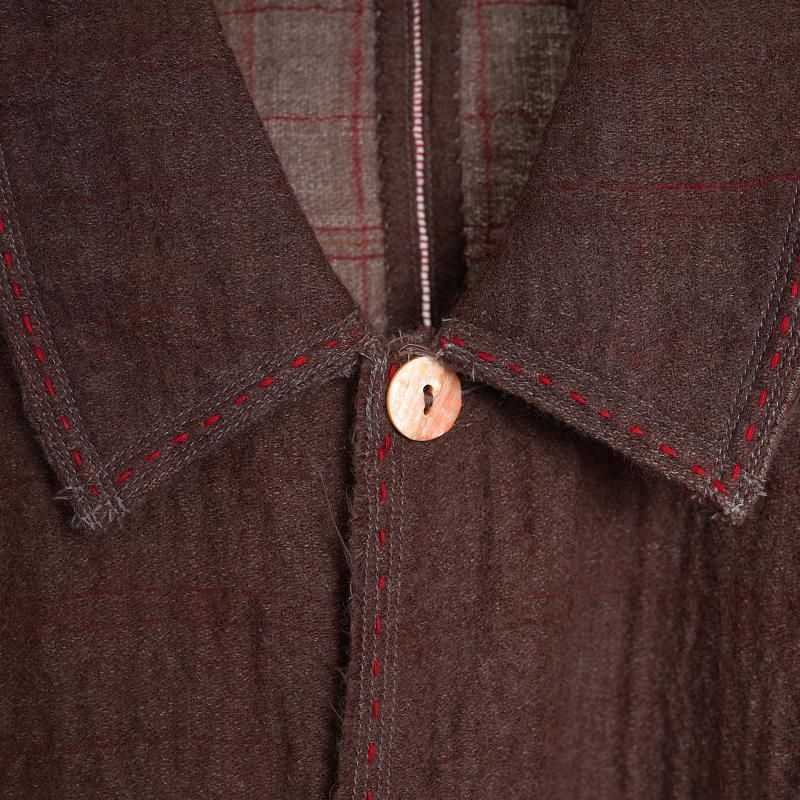 25A/W MAATEESONS ޡƥɥ󥺡 GUPTA WOOL W FACE COVERALL / BROWN
