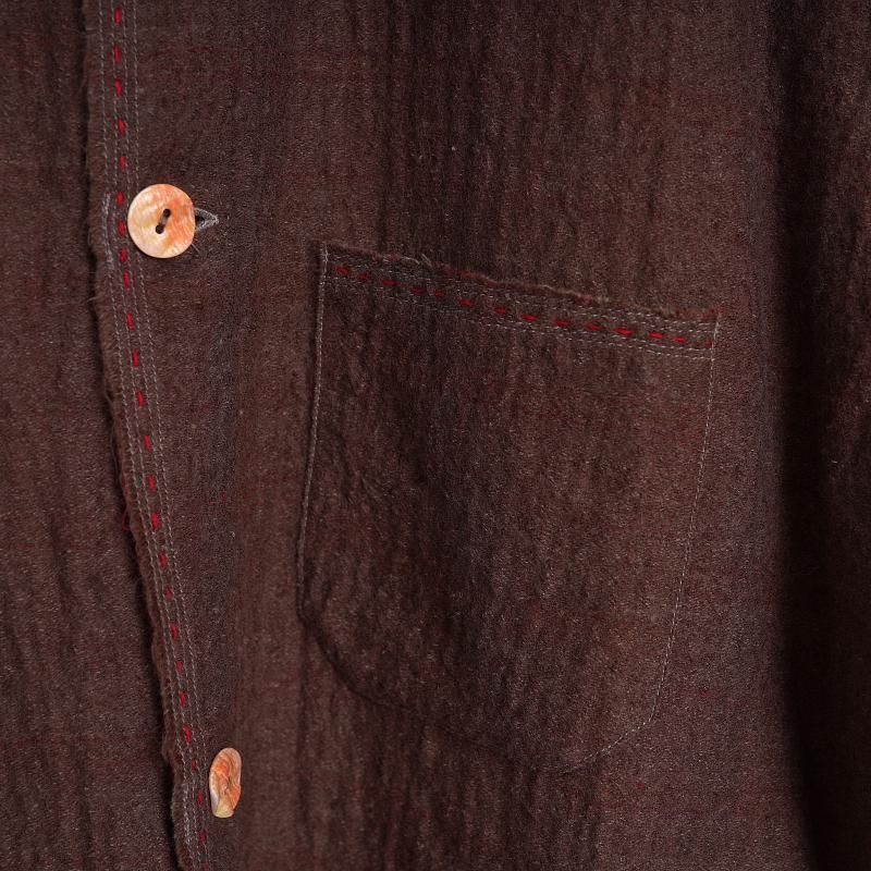 25A/W MAATEESONS ޡƥɥ󥺡 GUPTA WOOL W FACE COVERALL / BROWN
