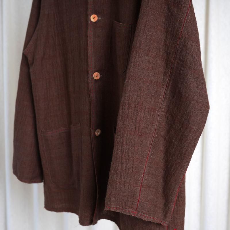 25A/W MAATEESONS ޡƥɥ󥺡 GUPTA WOOL W FACE COVERALL / BROWN
