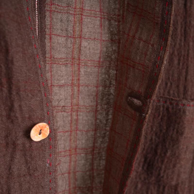 25A/W MAATEESONS ޡƥɥ󥺡 GUPTA WOOL W FACE COVERALL / BROWN
