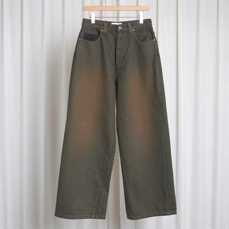 【25A/W】【paratrait パラトレイト】 MAD PIPE DENIM PT / MAD