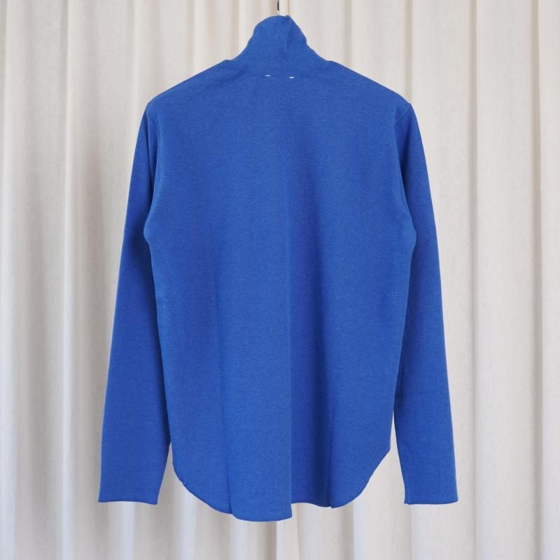 25A/WۡSaby  Х HIGH NECK LONG SLEEVE TEE / BLUE