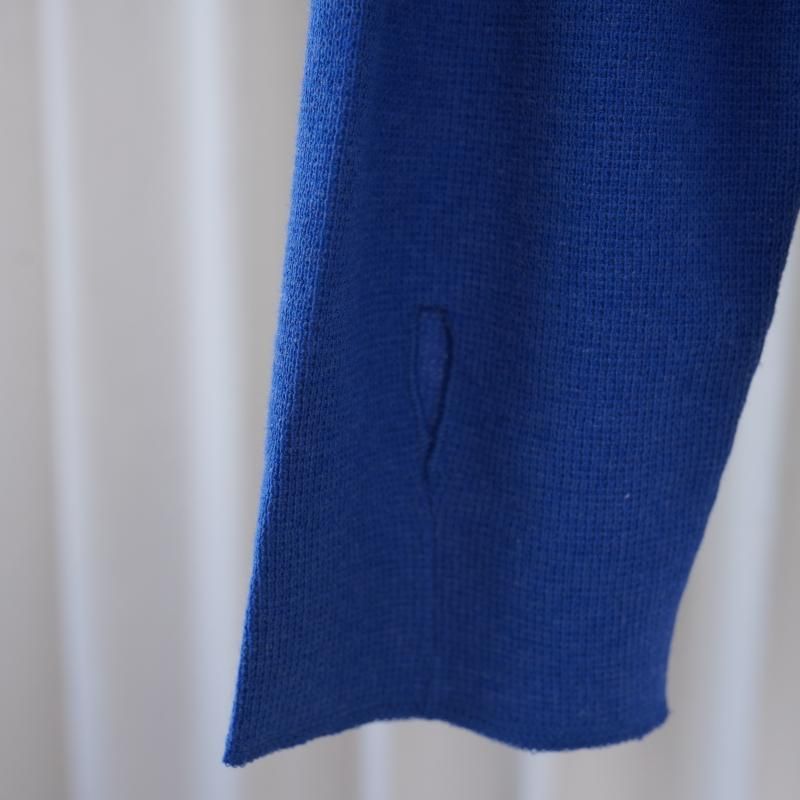25A/WۡSaby  Х HIGH NECK LONG SLEEVE TEE / BLUE