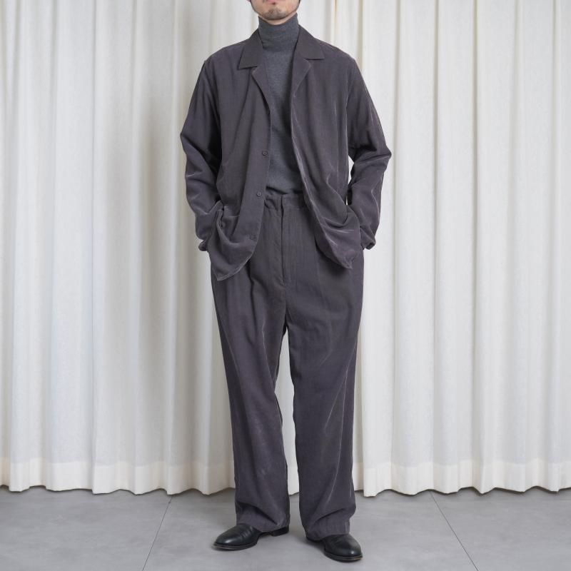 25A/WۡSaby  Х HIGH NECK LONG SLEEVE TEE / ASH GRY