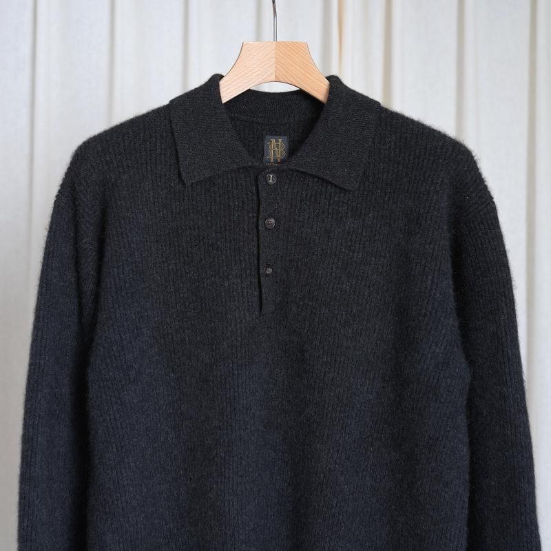 25A/WۡBATONER Хȥʡ CASHMERE FOX POLO / CHARCOAL
