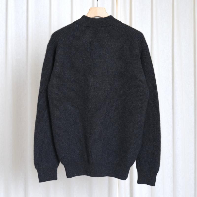 25A/WۡBATONER Хȥʡ CASHMERE FOX POLO / CHARCOAL
