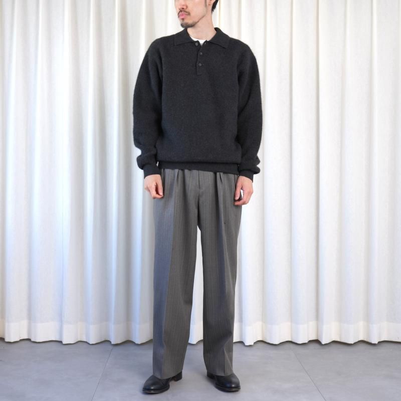 25A/WۡBATONER Хȥʡ CASHMERE FOX POLO / CHARCOAL
