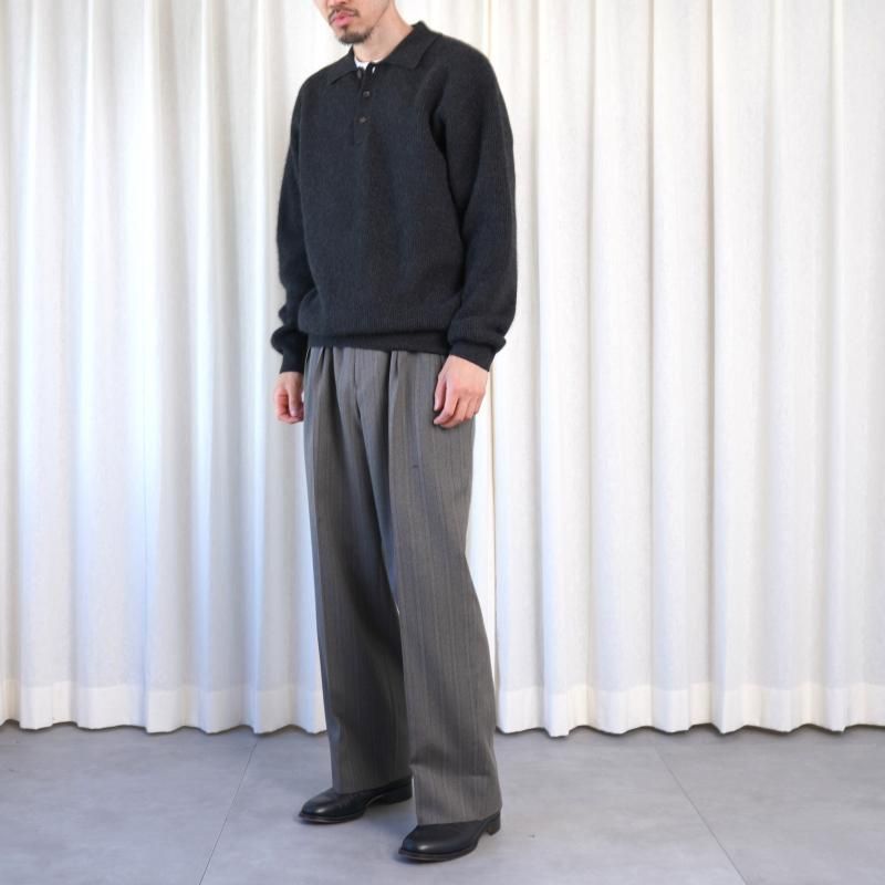 25A/WۡBATONER Хȥʡ CASHMERE FOX POLO / CHARCOAL
