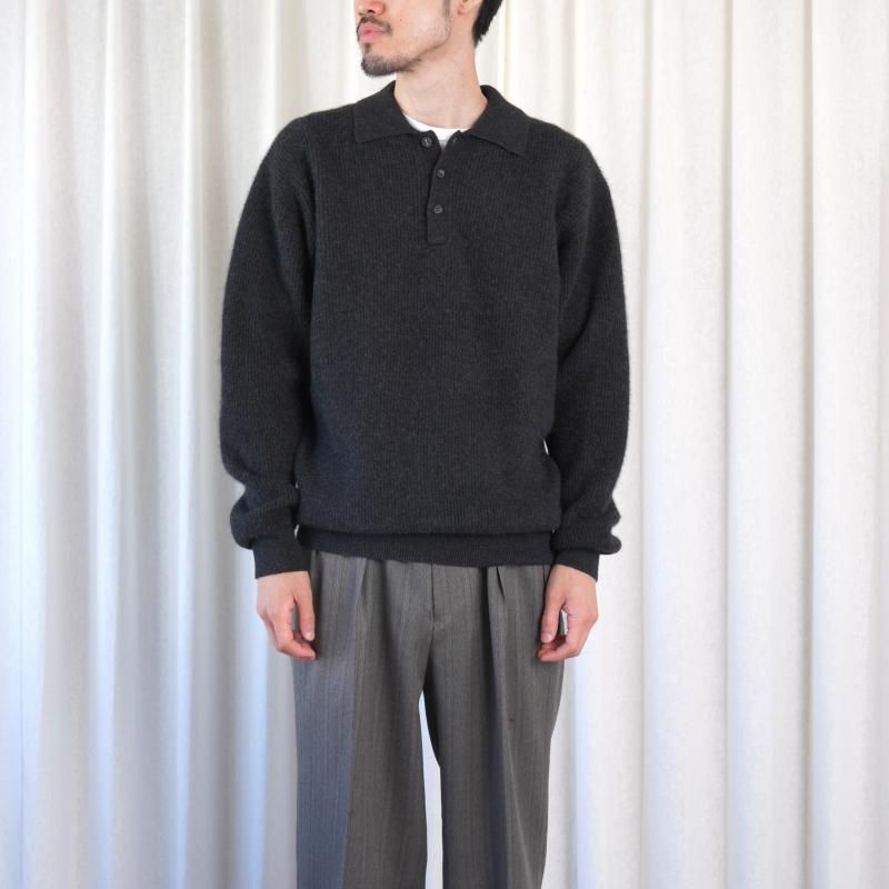 25A/WۡBATONER Хȥʡ CASHMERE FOX POLO / CHARCOAL

