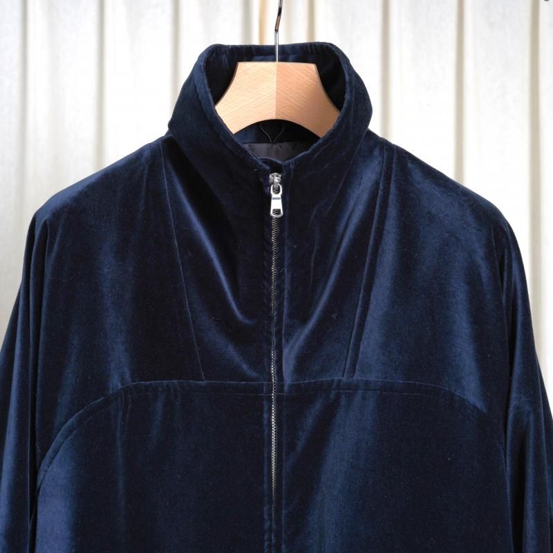 25A/W MAATEESONS ޡƥɥ󥺡 VELVET STAND JACKET / NAVY
