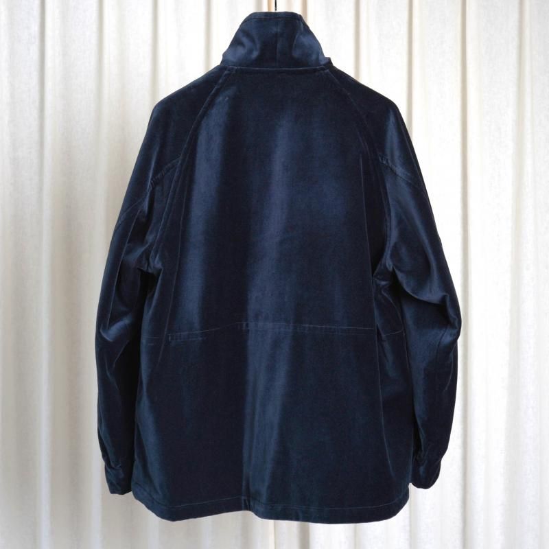 25A/W MAATEESONS ޡƥɥ󥺡 VELVET STAND JACKET / NAVY

