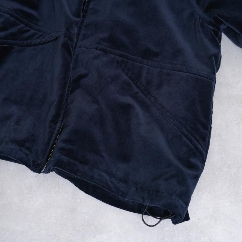 25A/W】【MAATEE＆SONS マーティーアンドサンズ】 VELVET STAND JACKET