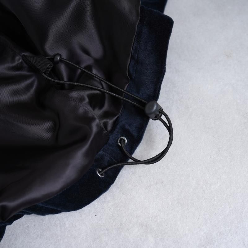 25A/W MAATEESONS ޡƥɥ󥺡 VELVET STAND JACKET / NAVY
