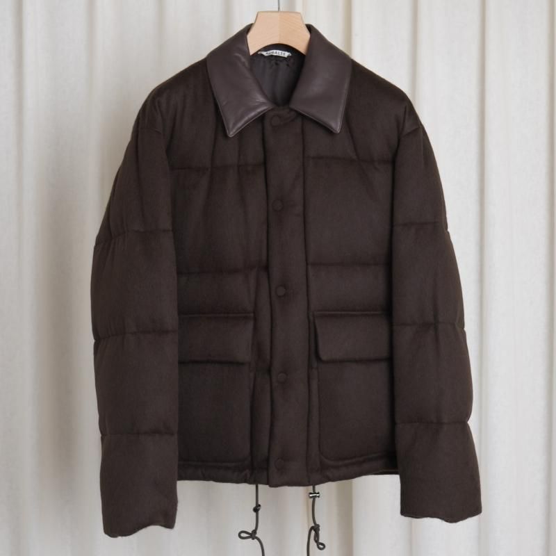 【美品】 AURALEE オーラリー ハイネック 裏起毛 0 ブラウン 美品】 AURALEE オーラリー タートルネック 裏起毛 0 ブラウン