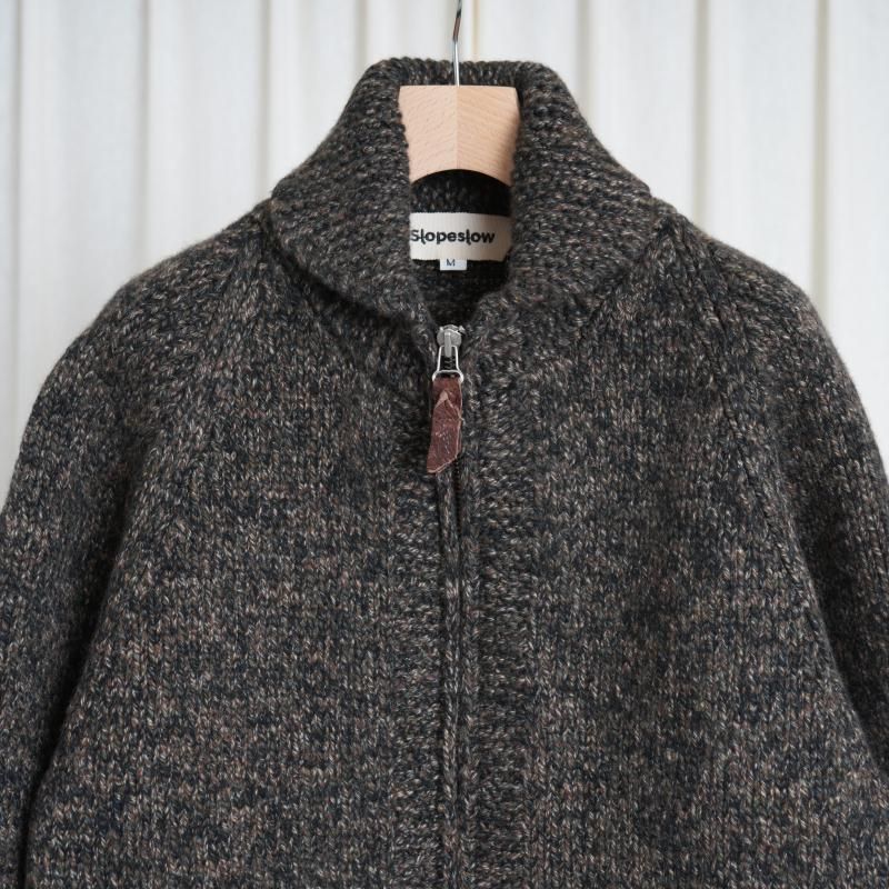 25A/WۡSlopeslow ץ YAK/LAMB MULTI PLY HAND KNITTING COWICHAN SWEATER / CAMO