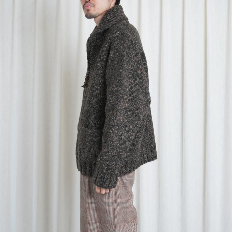 25A/WۡSlopeslow ץ YAK/LAMB MULTI PLY HAND KNITTING COWICHAN SWEATER / CAMO