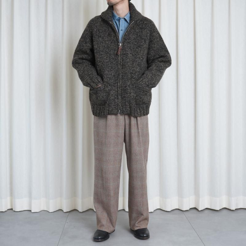 25A/WۡSlopeslow ץ YAK/LAMB MULTI PLY HAND KNITTING COWICHAN SWEATER / CAMO