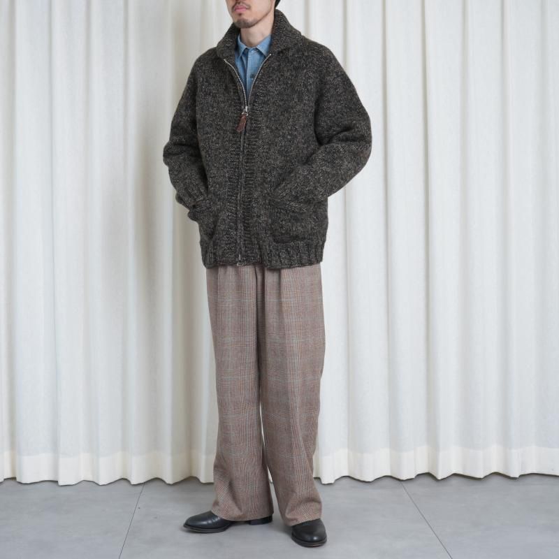 25A/WۡSlopeslow ץ YAK/LAMB MULTI PLY HAND KNITTING COWICHAN SWEATER / CAMO