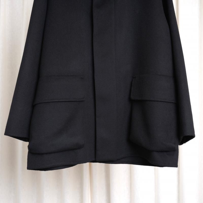 25A/WۡAURALEE ꡼ CASHMERE MELTON HAND SEWN BLOUSON / BLACK