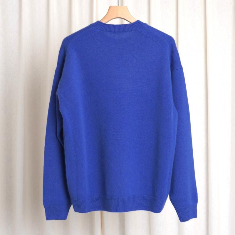25A/WۡAURALEE ꡼ BABY CASHMERE KNIT P/O / ROYAL BLUE
