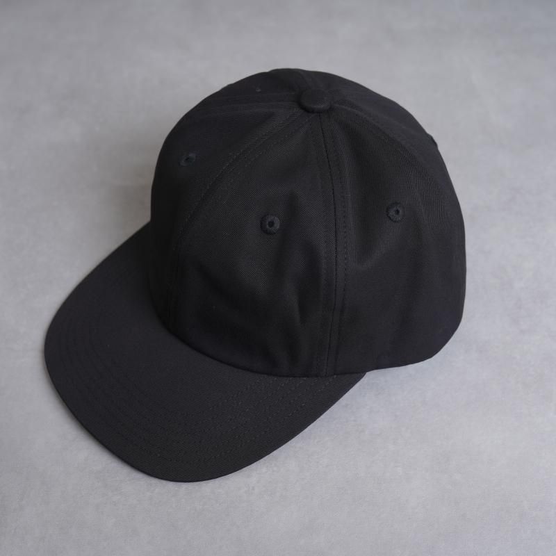 11.21 Re stock KIJIMA TAKAYUKI ޥ業 COTTON GABA 6PANEL CAP / BLACK