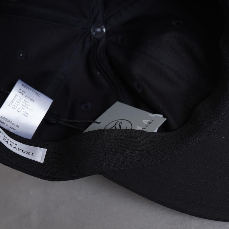 11.21 Re stock KIJIMA TAKAYUKI ޥ業 COTTON GABA 6PANEL CAP / BLACK