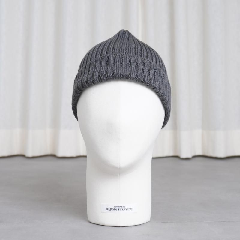 11.21 Re stockۡKIJIMA TAKAYUKI ޥ業 WOOL WATCH CAP / D.GRAY
