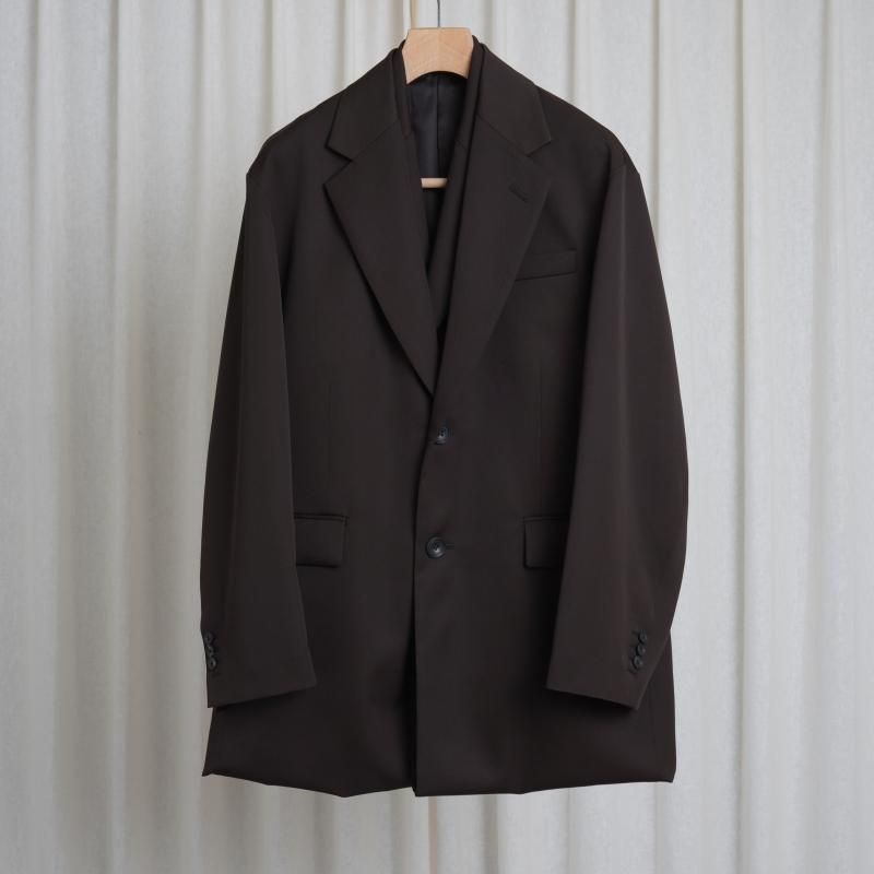 【12/13(土)12:00発売開始】【26S/S】【ssstein シュタイン】 OVERSIZED LAYERED COMBINATION JACKET / DARK BROWN