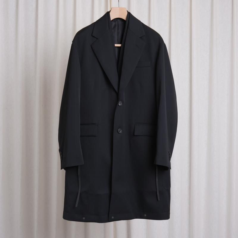 【12/13(土)12:00発売開始】【26S/S】【ssstein シュタイン】 OVERSIZED LAYERED COMBINATION JACKET / BLACK