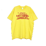 ANYTHING GOODIES<br> ″ Tropic TEE″ <br> (FRONT PRINT) <BR>YELLOW / RED