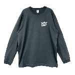ANYTHING GOODIES <br>″ K.K SCRIPT LONG SLEEVE TEE BASIC SERIES ″ <br>(CHARCOAL×WHITE)<img class='new_mark_img2' src='https://img.shop-pro.jp/img/new/icons6.gif' style='border:none;display:inline;margin:0px;padding:0px;width:auto;' />