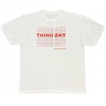 ANYTHING GOODIES <br>″ THING ANY TEE ″ <br>(WHITE × RED) 