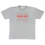 ANYTHING GOODIES <br>″ THING ANY TEE ″ <br>(GRAY × RED) 