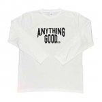 ANYTHING GOODIES <br>″ ANYTHING CITY LONG SLEEVE TEE ″ <br>(WHITE × BLACK) 