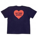 ANYTHING GOODIES <br>″ ANYTHING HEART TEE ″ <br>(NAVY  × RED) 