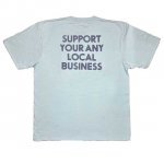 ANYTHING GOODIES <br>″ SUPPORT YOUR ANY LOCAL BUSINESS TEE ″ <br>(LIGHT BLUE   NAVY) 
