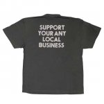 ANYTHING GOODIES <br>″ SUPPORT YOUR ANY LOCAL BUSINESS TEE ″ <br>(BC  × WHITE) 