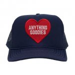 ANYTHING GOODIES <br>″ ANYTHING HEART CAP ″ <br>(NAVY) 
