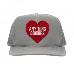 ANYTHING GOODIES <br>″ ANYTHING HEART CAP ″ <br>(GRAY) 