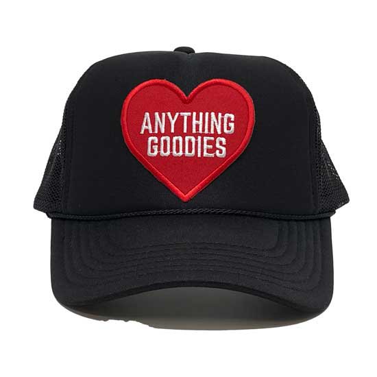 ANYTHING GOODIES ″ ANYTHING HEART CAP ″ (BLACK) - TASTEE