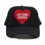 ANYTHING GOODIES <br>″ ANYTHING HEART CAP ″ <br>(BLACK) 