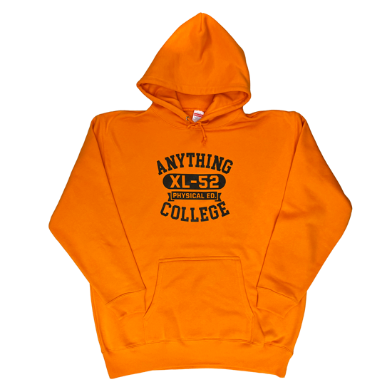 ANYTHING GOODIES ″ ANYTHING COLLEGE HOODIE PULL OVER ″ (ORANGE ...