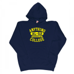 ANYTHING GOODIES <br>″ ANYTHING COLLEGE HOODIE PULL OVER ″ <br>(NAVY × YELLOW) <img class='new_mark_img2' src='https://img.shop-pro.jp/img/new/icons6.gif' style='border:none;display:inline;margin:0px;padding:0px;width:auto;' />
